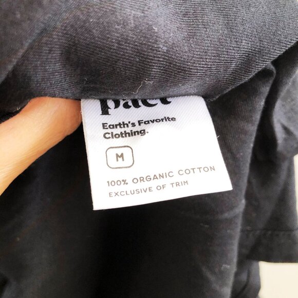 PACT Organic Cotton  Softspun V-Neck Tee Size Large - Picture 9 of 11